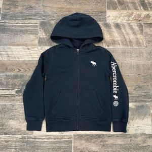 Abercrombie boys zip up hoodie sz 7-8
